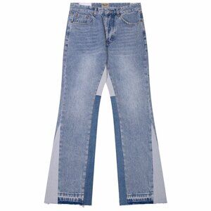 New GALLERY DEPT SYAH107 patchwork denim pants